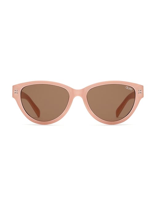 Quay Australia | Rizzo Sunglasses in Cream/Brown| FashionPass