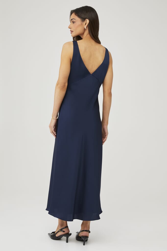 slim fit dress slacks Carly Black Dress Rental main image 1