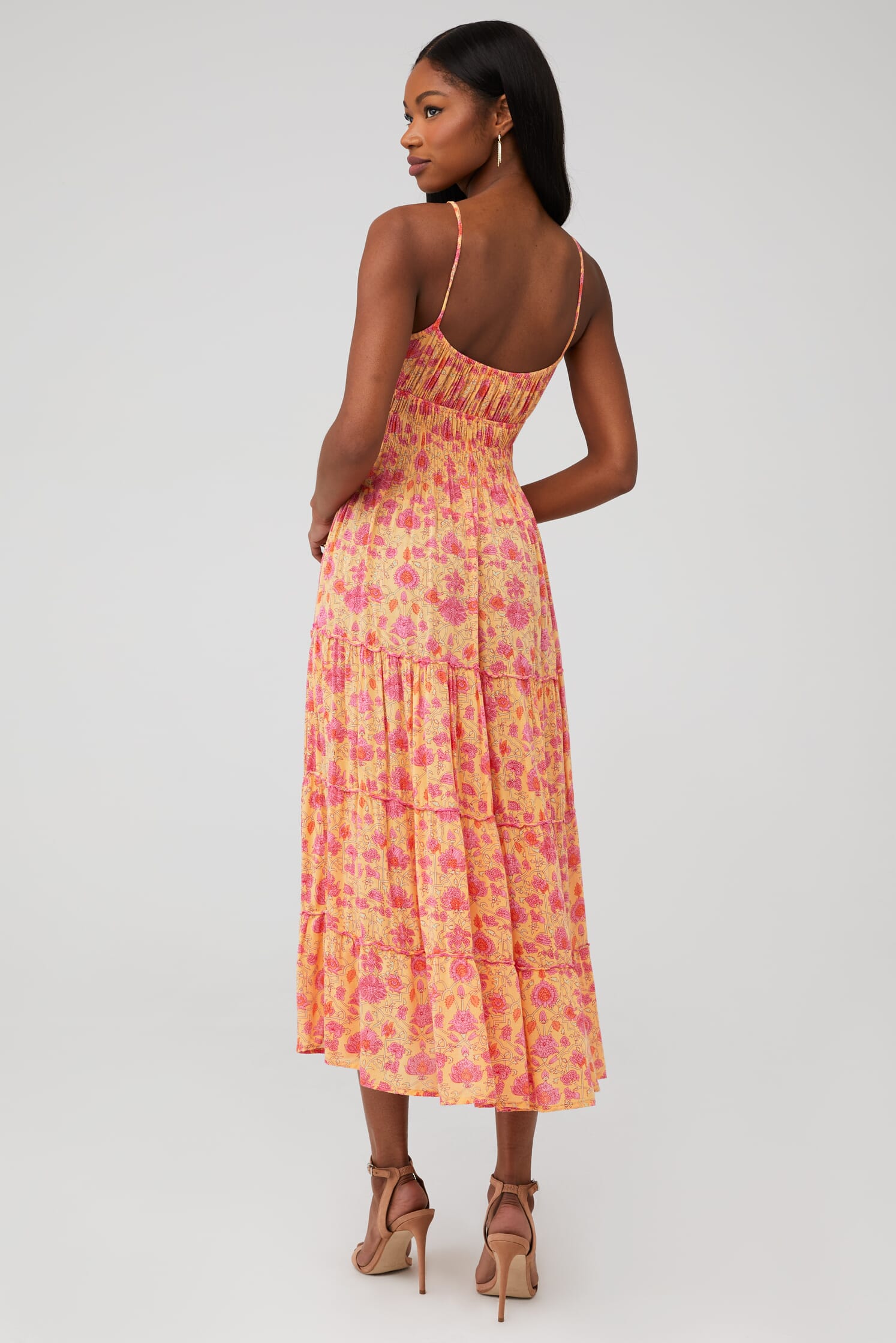BEACHGOLD | Rosie Midi Dress in Wild Ivy| FashionPass BEACHGOLD | Rosie Midi Dress in Wild Ivy| FashionPass