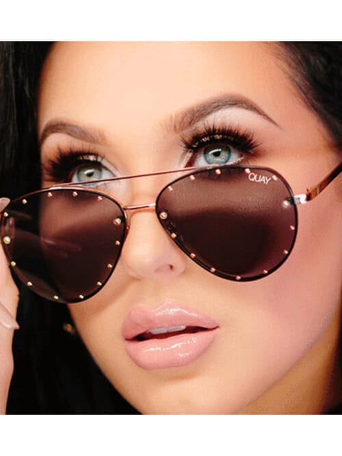 Quay roxanne best sale black sunglasses