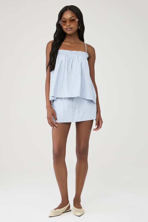 For Love & Lemons | Clementine Mini Dress in White| FashionPass