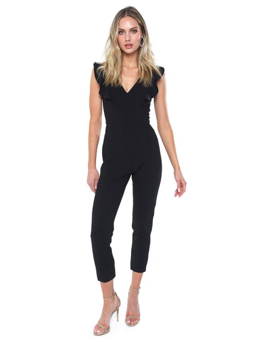 French connection best sale black jumpsuit