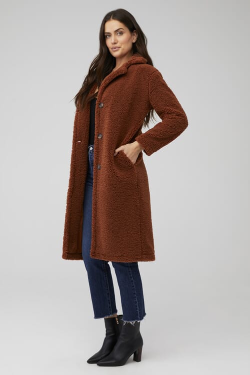 Steve Madden | Saide Coat in Mocha Bisque| FashionPass