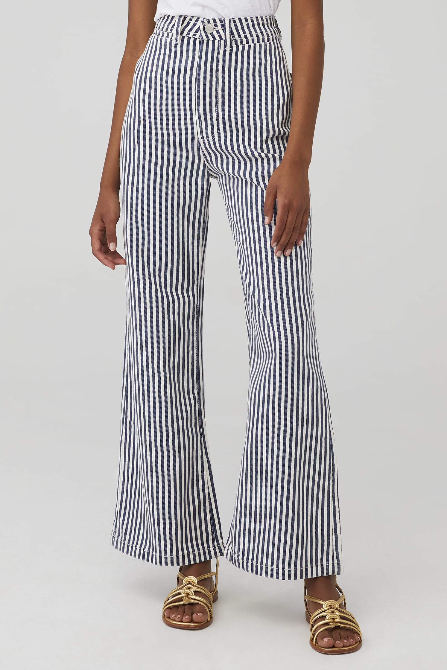 striped sailor pants