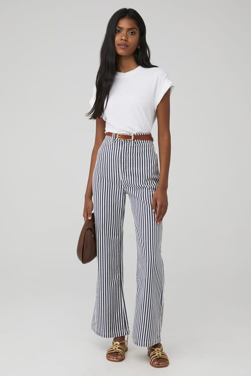 ROLLAS | Sailor Pant in Lyocell Stripe| FashionPass