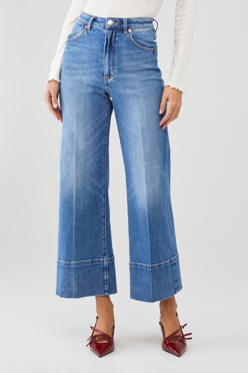 Rolla's | Sailor Pant in Lyocell Stripe| FashionPass