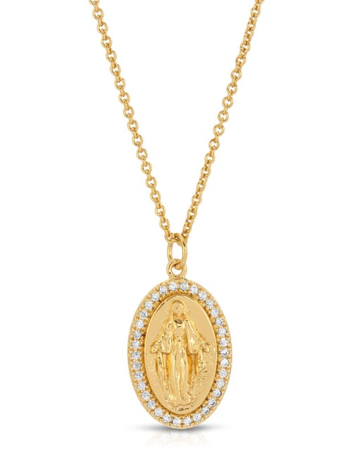 joy dravecky mother mary necklace