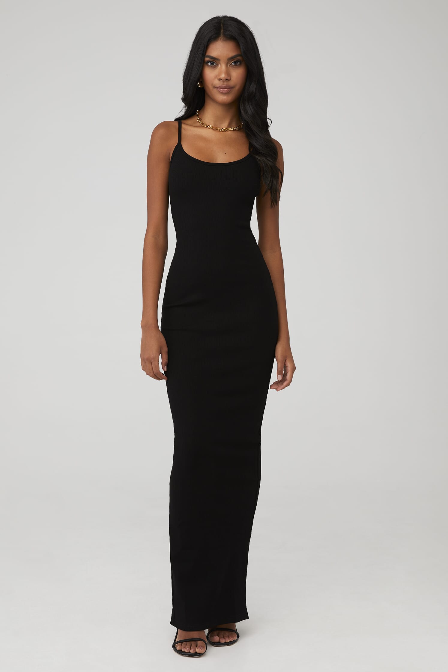 Sculpting Rib Maxi Dress