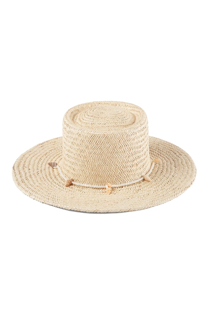 Lack of Color | Seashells Boater Hat in Natural| FashionPass