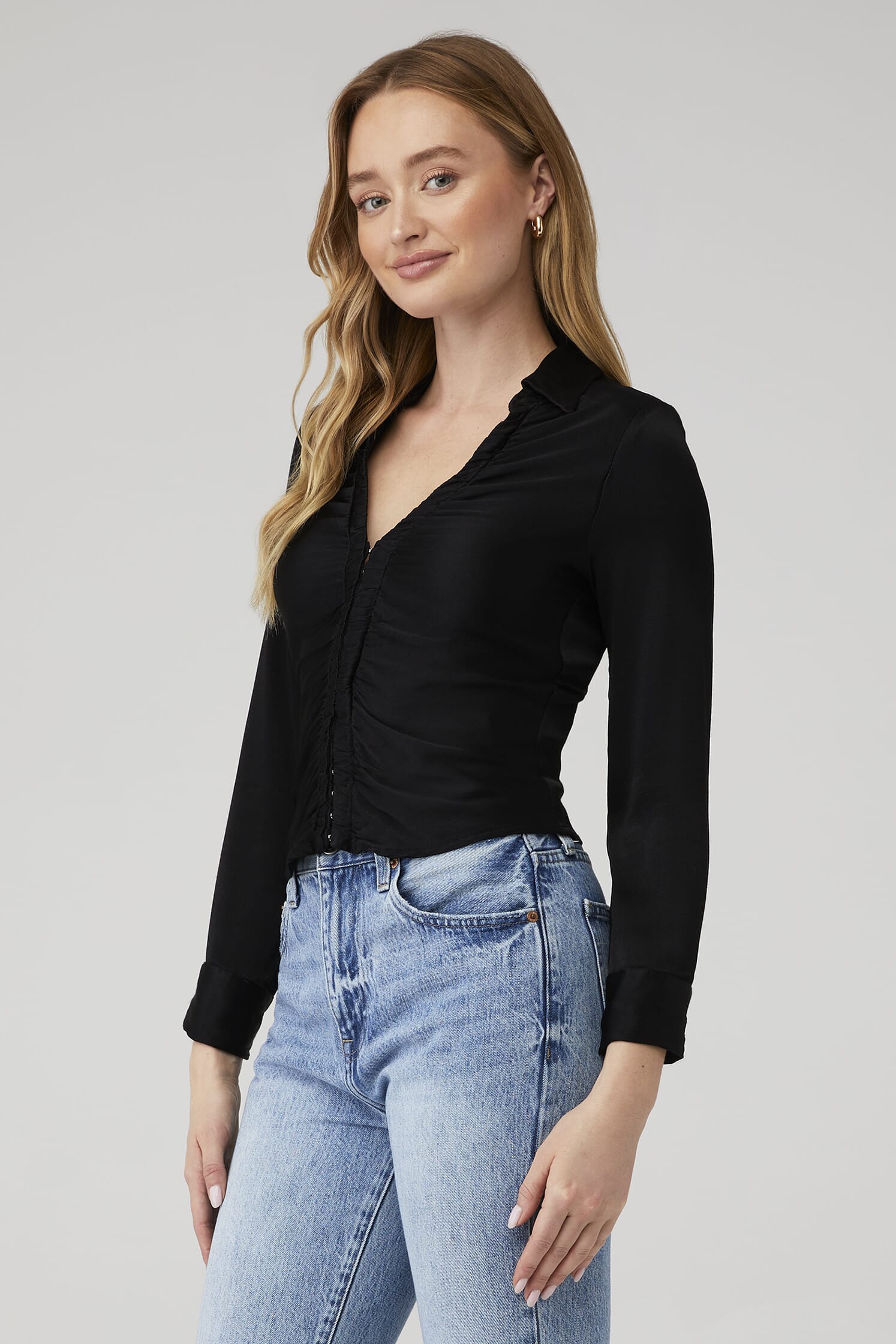 Free People, So Charming Velvet Flare in Black