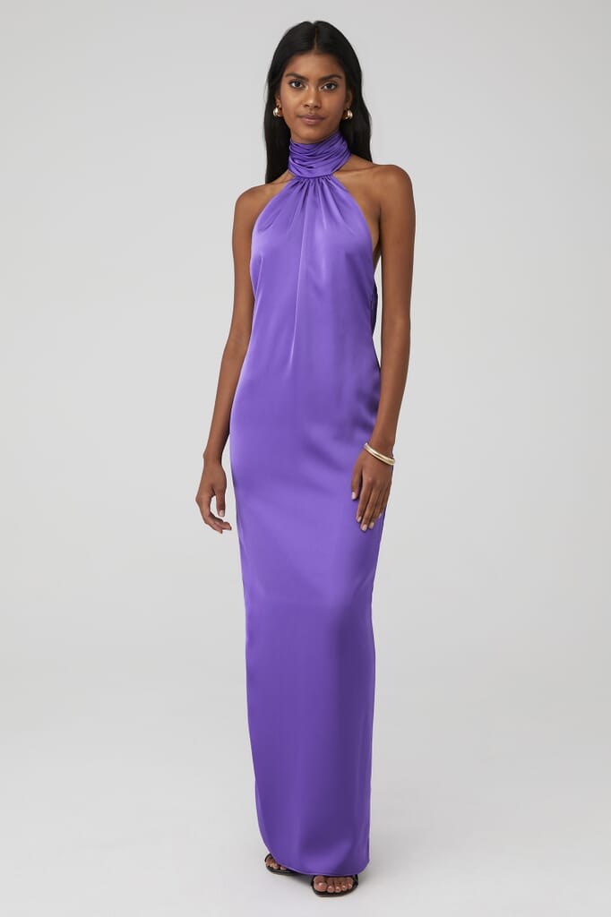 Katie May | Tara Gown in Bordeaux| FashionPass