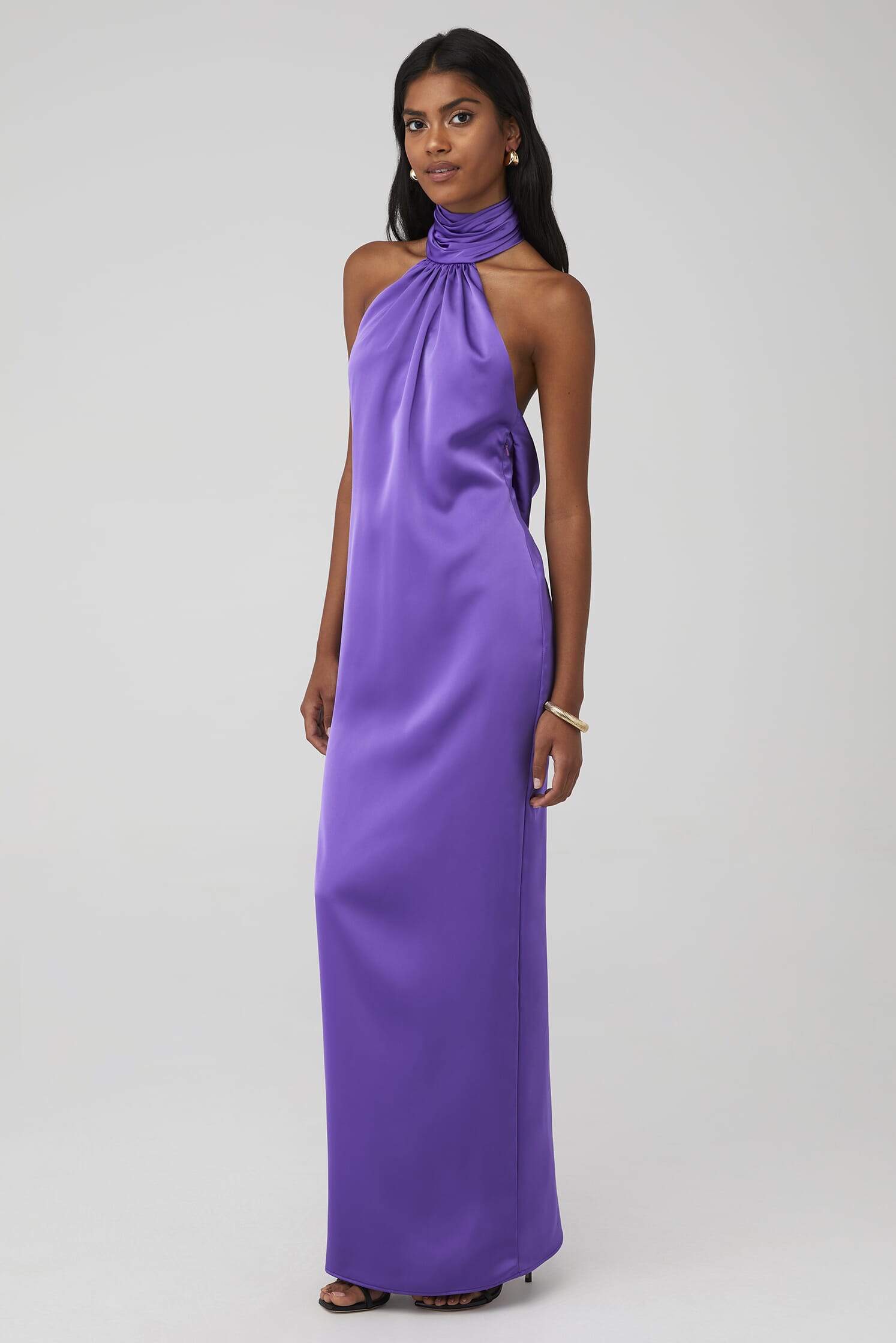knee length dresses for ladies Katie J NYC Juniors Serenity Maxi Dress Serene Blue / Juniors/Women Xs