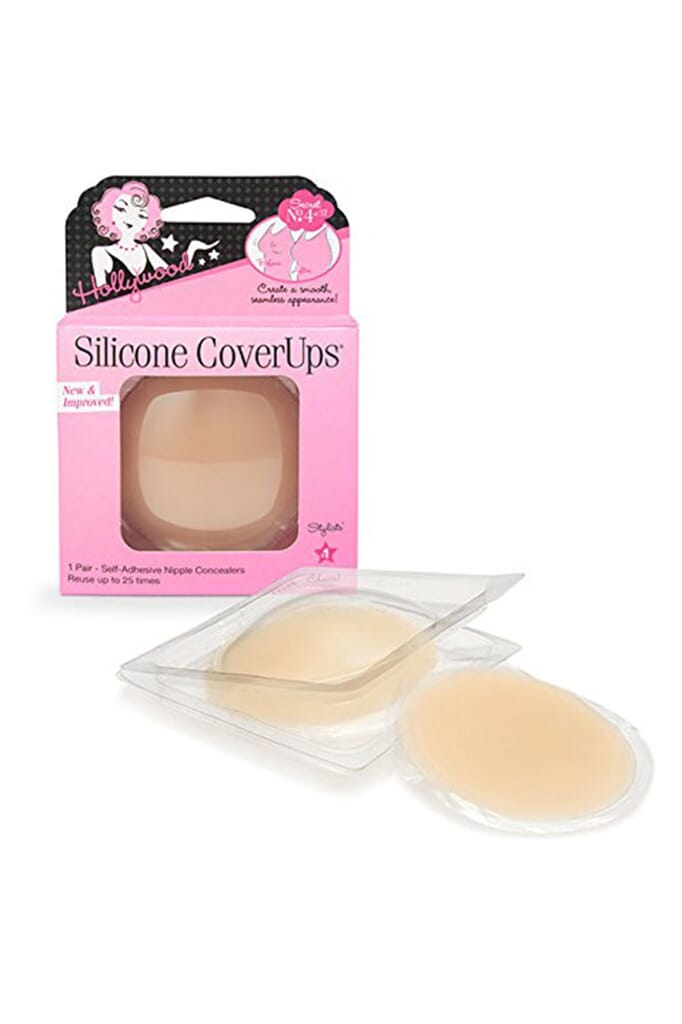 Hollywood Fashion Secrets Silicone Cover Ups Pasties in Medium