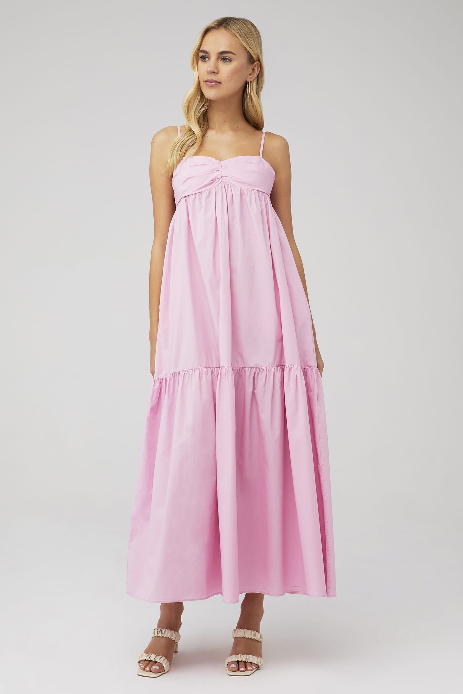 Amanda Uprichard | Sima Maxi in Light Pink | FashionPass