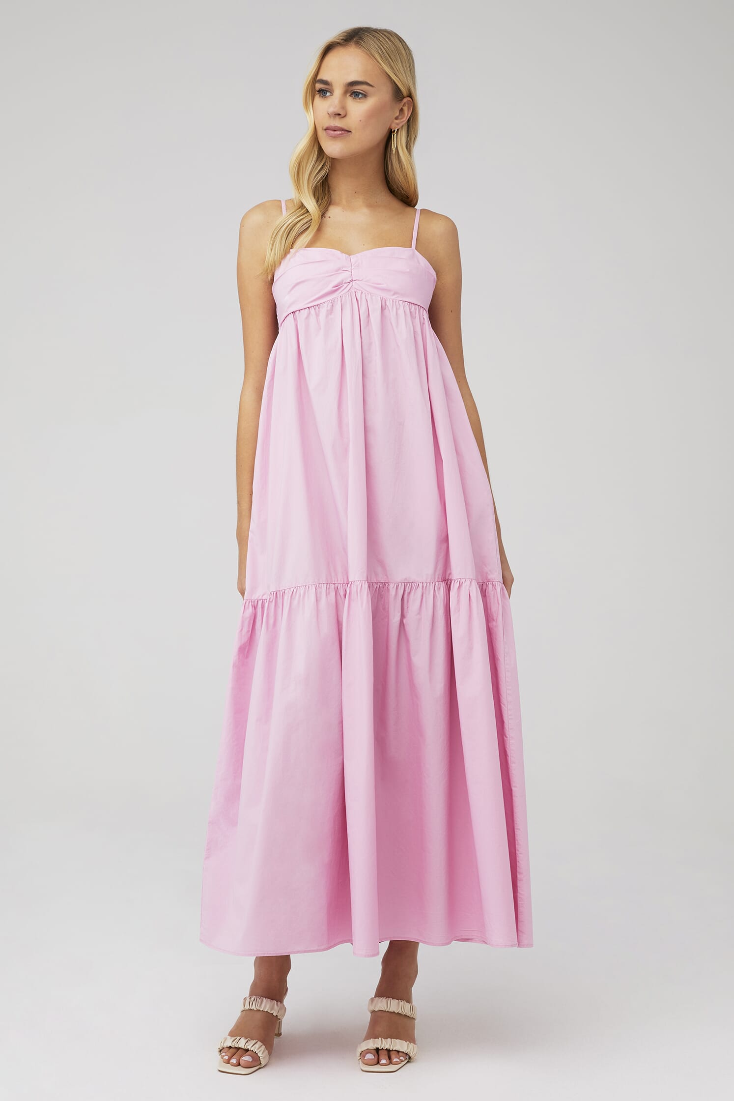 Amanda Uprichard | Sima Maxi in Light Pink| FashionPass