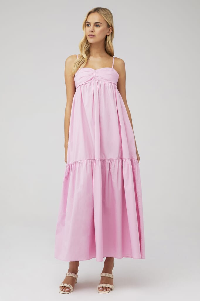 Amanda Uprichard | Sima Maxi in Light Pink| FashionPass