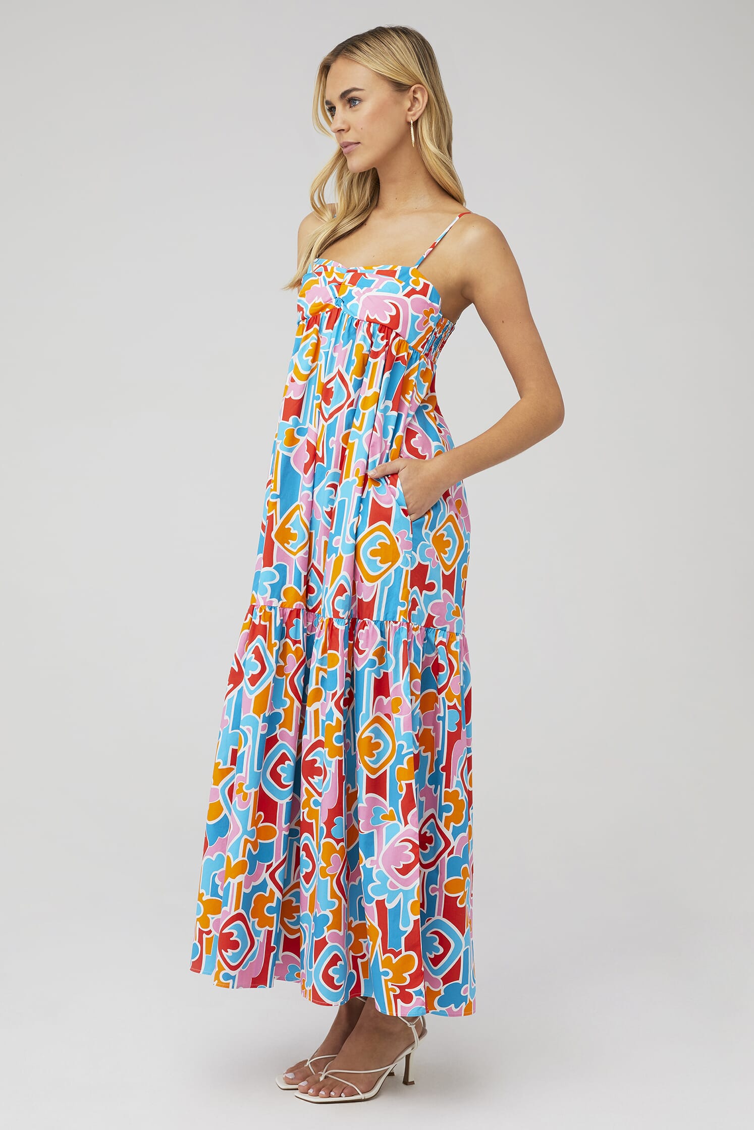 knee length dresses for ladies NEON NIGHTS