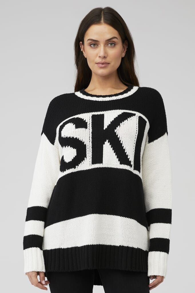 Mitsy Wool Ski Club Sweater