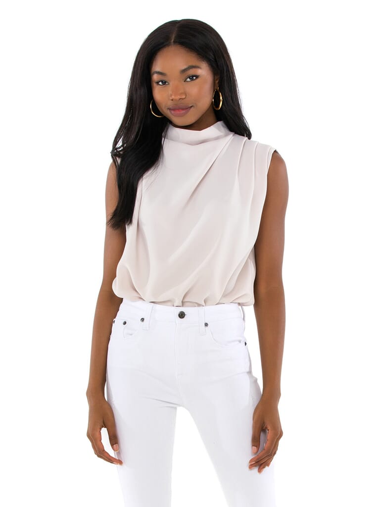 Amanda Uprichard Light Silk Sleeveless Top Size M