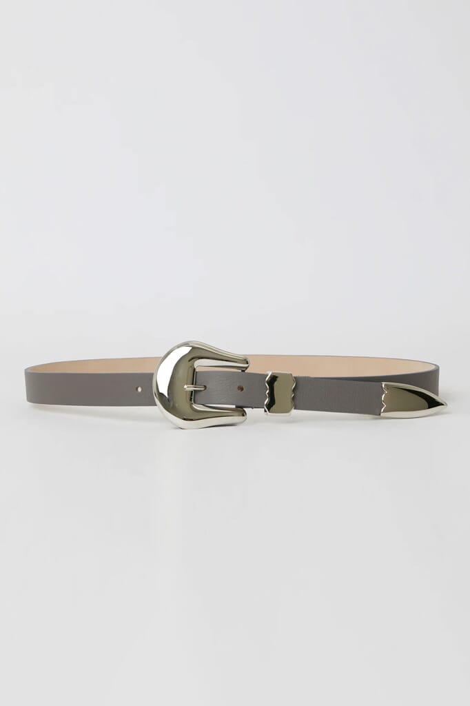 B-Low the Belt | Mia Moto Belt in Black/Silver| FashionPass display picture 1