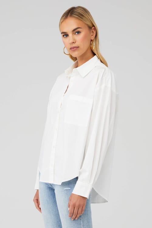 リアル Buttondown Oversized Sloane | PISTOLA Shirt Blanc Le in トップス