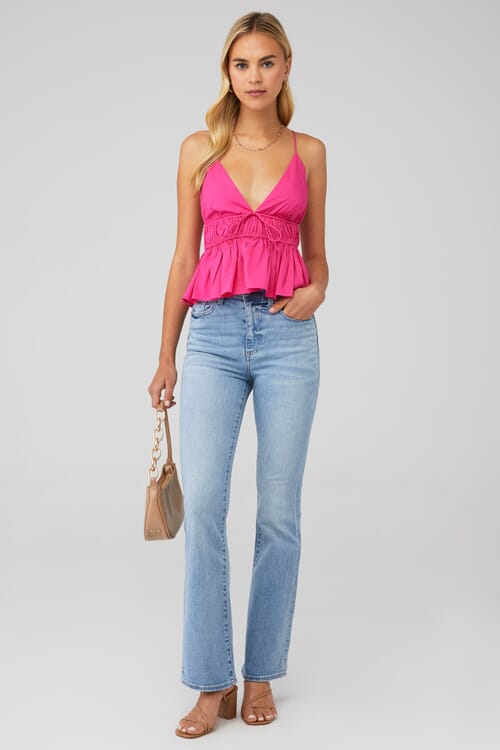 Pois ポワ　mellow cami pink Camellia sasanqua 'Jean May' (Light Pink) - Devil Mountain