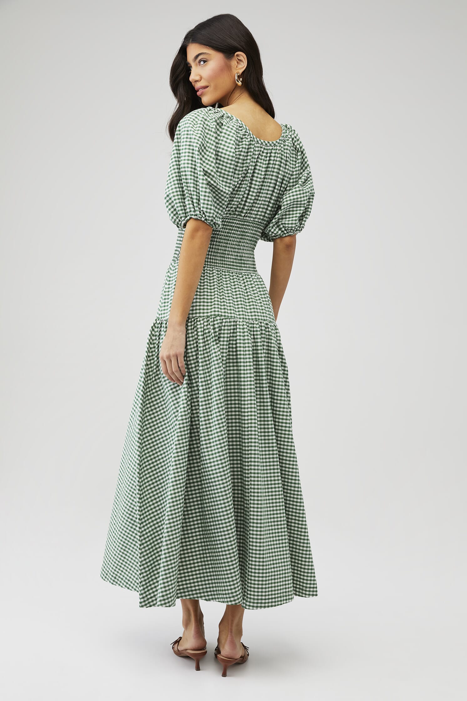 knee length dresses for ladies Cape Midi Dress – WeWoreWhat main image 0