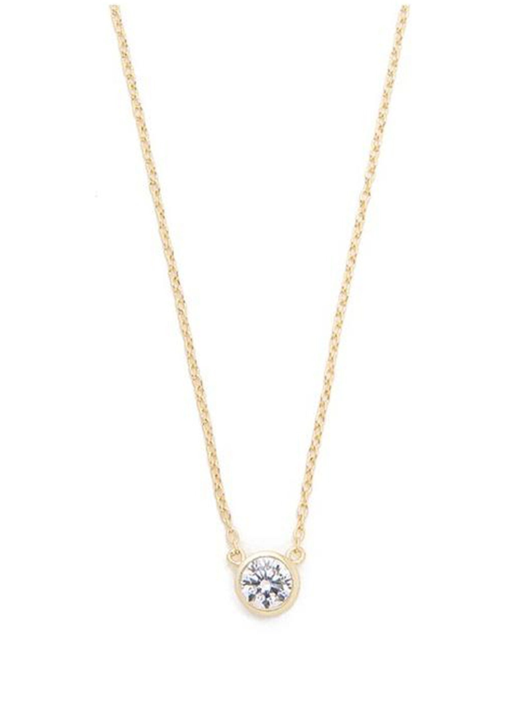 SHASHI | Solitaire Necklace in Gold| FashionPass