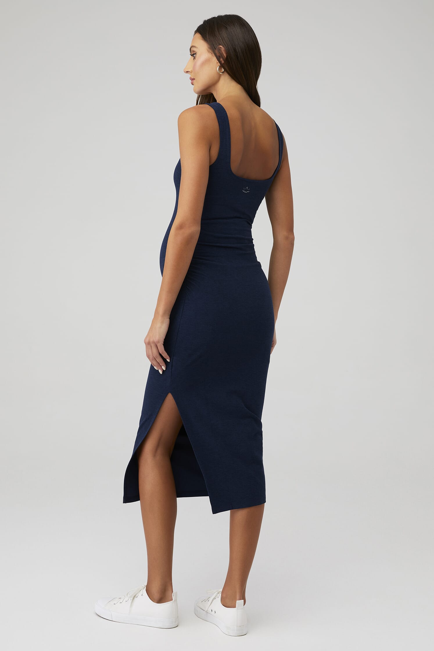Beyond Yoga, Spacedye Icon Maternity Dress in Nocturnal Navy