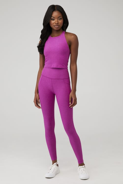 Beyond Yoga X Peloton Space Dye Leggings/Crop Top outlets Set Small