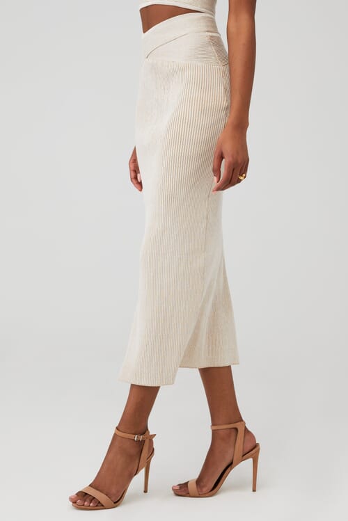 SPLICE KNIT SKIRT