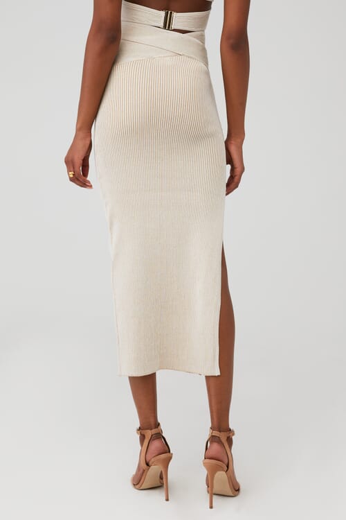 SPLICE KNIT SKIRT