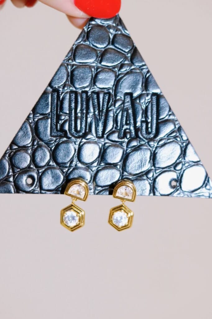 Luv Aj Stellar Studs in Gold FashionPass