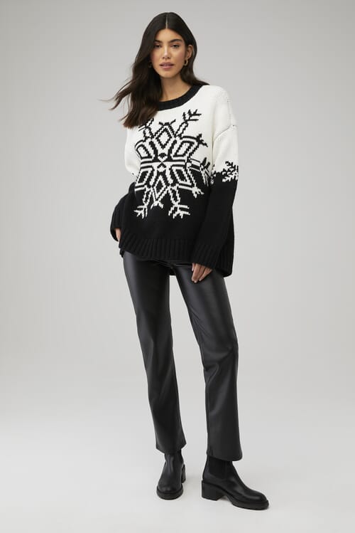 Show Me Your Mumu | Stowe Sweater in Snowflake Knit| FashionPass