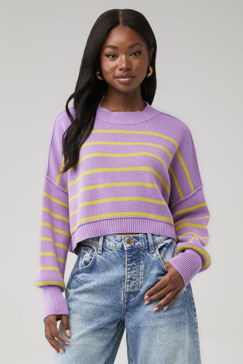 Show Me Your Mumu | Pismo Sweater in Sunrise Stripe| FashionPass