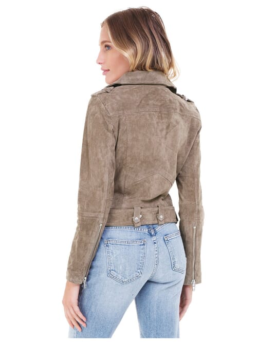 Blank nyc hotsell gray suede jacket