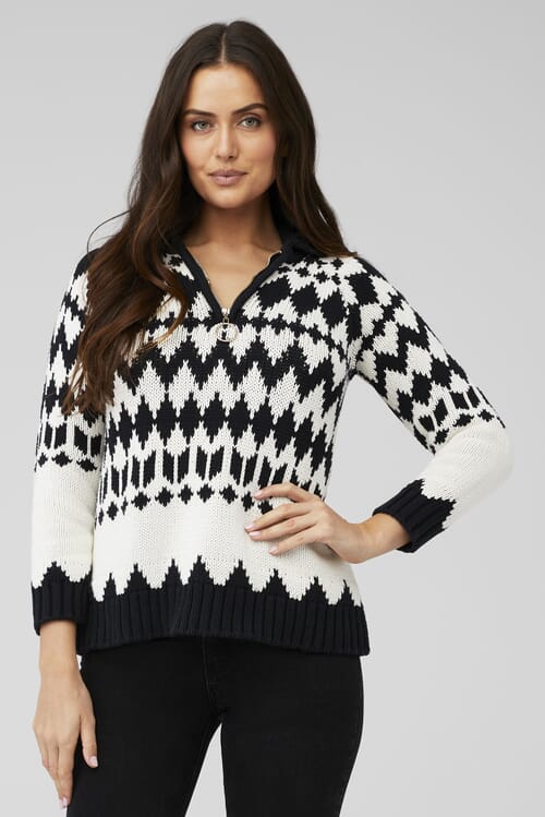 Show Me Your Mumu | Crosby Sweater in White Textured Knit| FashionPass