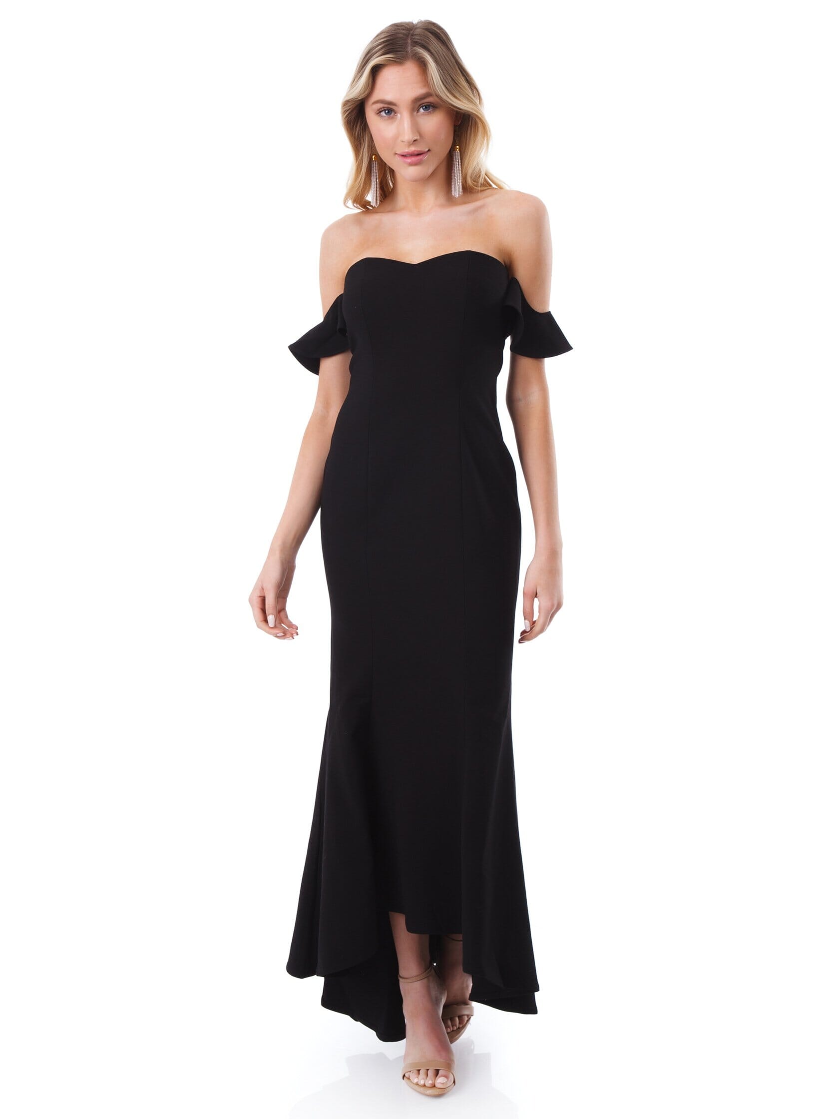 LIKELY | Sunset Gown in Black| FashionPass