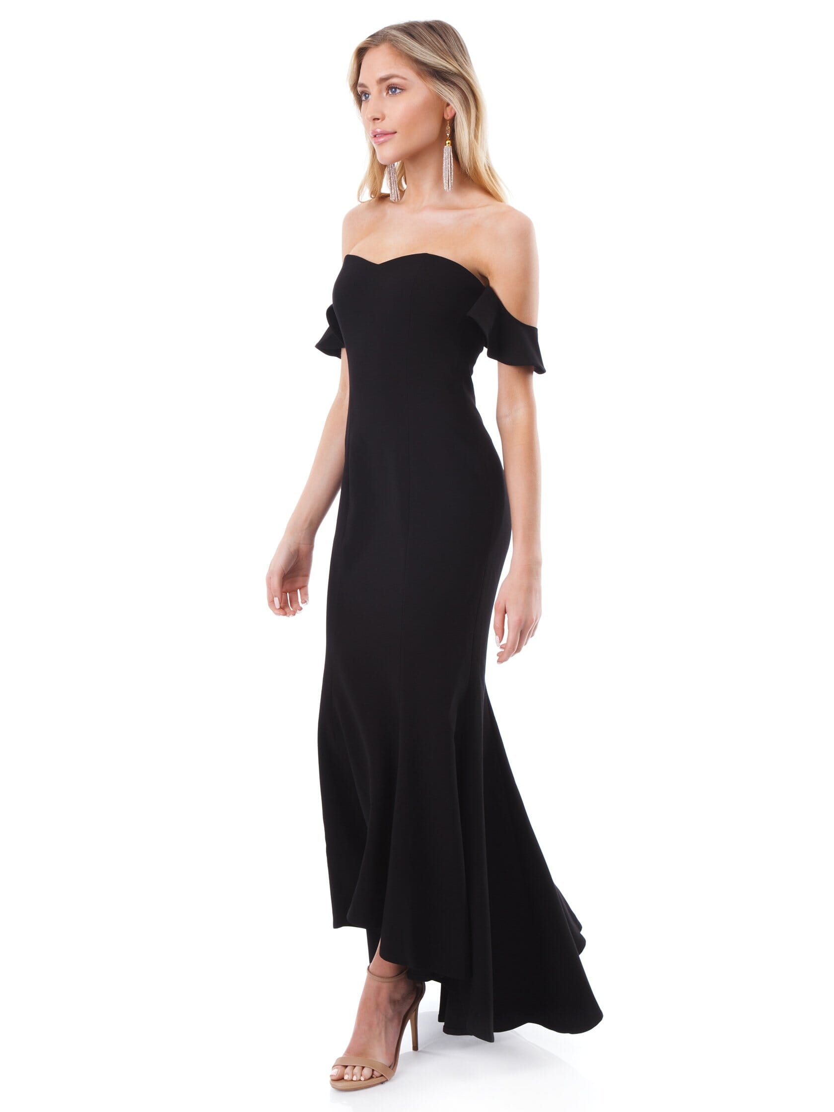 likely black gown