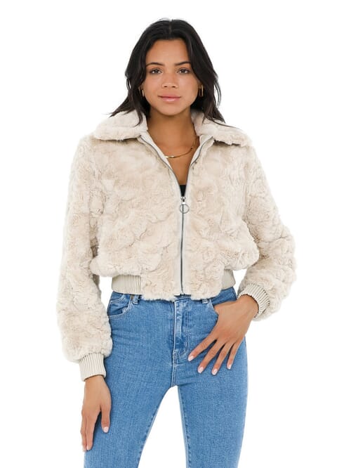 golda faux fur coat