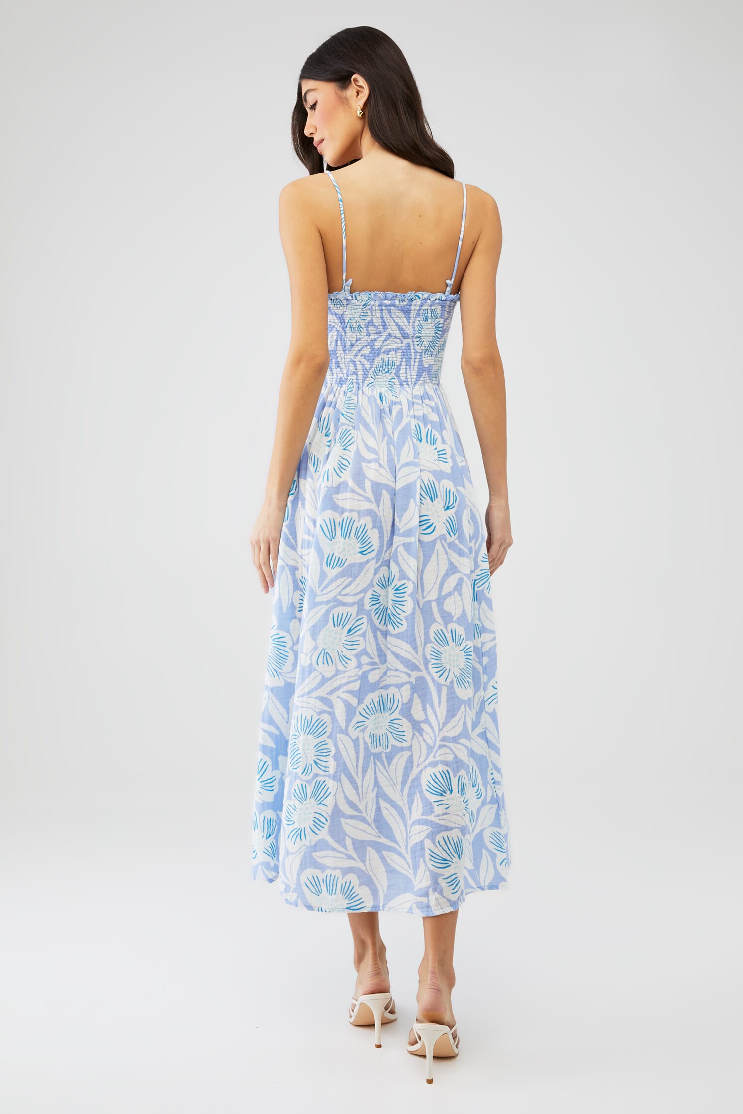 floral dressed up black floral print midi dress Black Floral Belted Midi Dress – Modern Millie