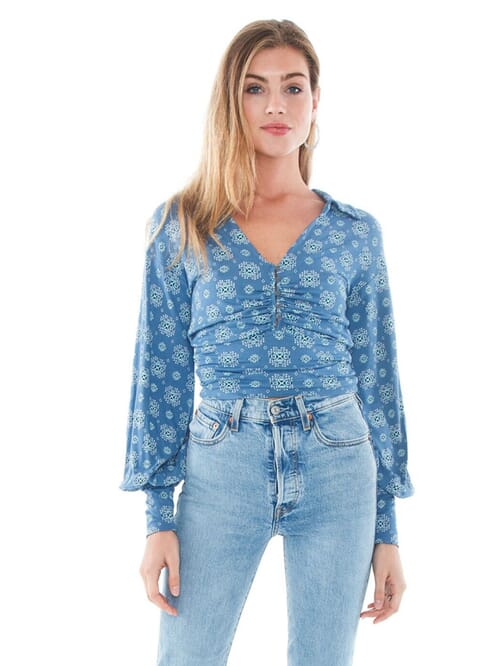 Free people chambray combo hotsell