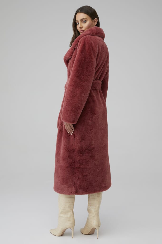 Miss Tiffy Fur Jacket ~ Red Faux Fur – Show Me Your Mumu