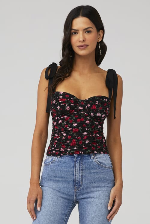 For Love & buy Lemons tainted bustier top S