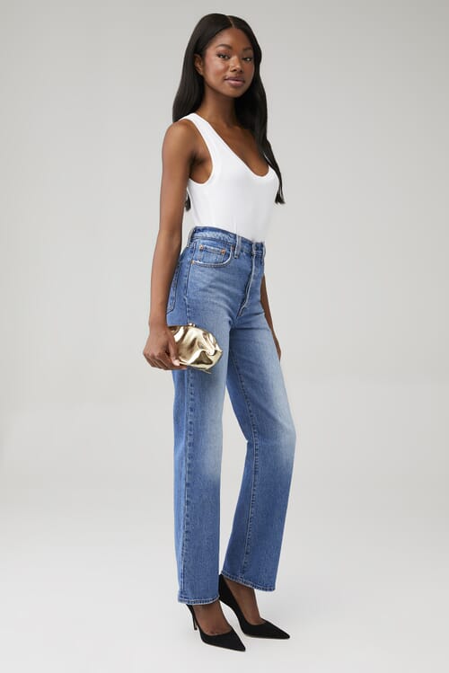 Olga Berg | Tally Metallic Clutch in Gold| FashionPass