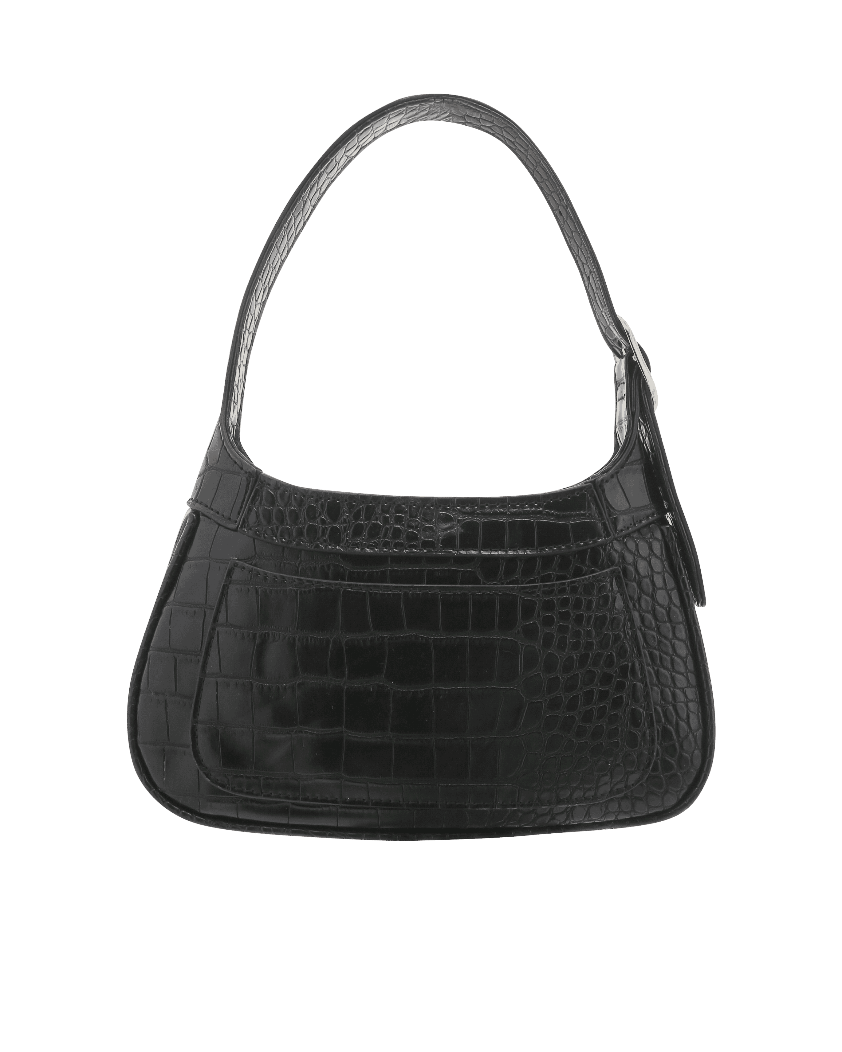 BILLINI | Talora Shoulder Bag in Black Croc| FashionPass