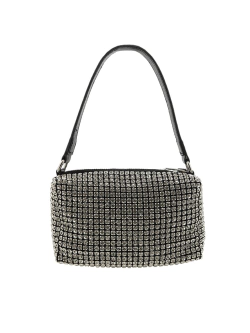 BILLINI | Tayah Bag in Silver Diamante-Black| FashionPass
