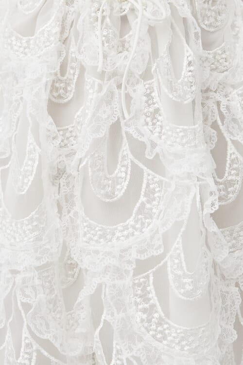 For Love & Lemons | Tayla Mini Dress in White| FashionPass