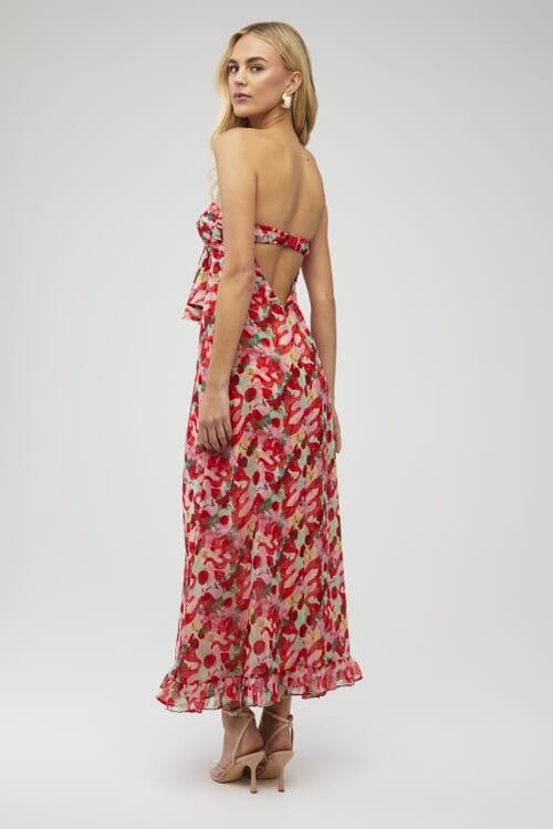 For Love & Lemons | X Fashionpass Teagan Maxi Dress in Ambrosia