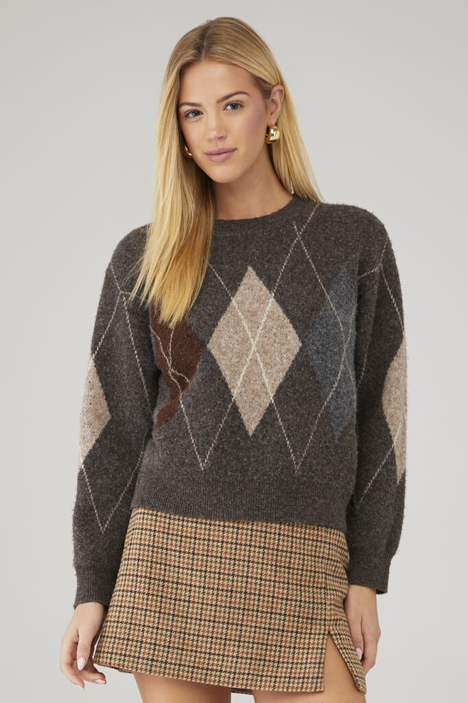 FARM RIO | Winter Tapestry Sweater in Winter Tapestry Blue| FashionPass FARM RIO | Winter Tapestry Sweater in Winter Tapestry Blue| FashionPass